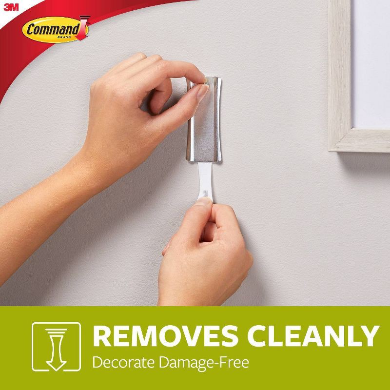 slide 6 of 13, Command 3 Hangers/6 Large Strips/6 Sets of Mini Strips Universal Picture Hangers White: Frame Hanging Hardware, 1 ct