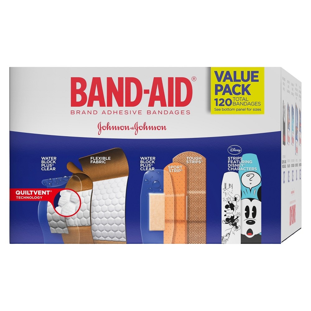 slide 2 of 8, BAND-AID Red Cross Safe Travels First Aid Kit, 120 ct