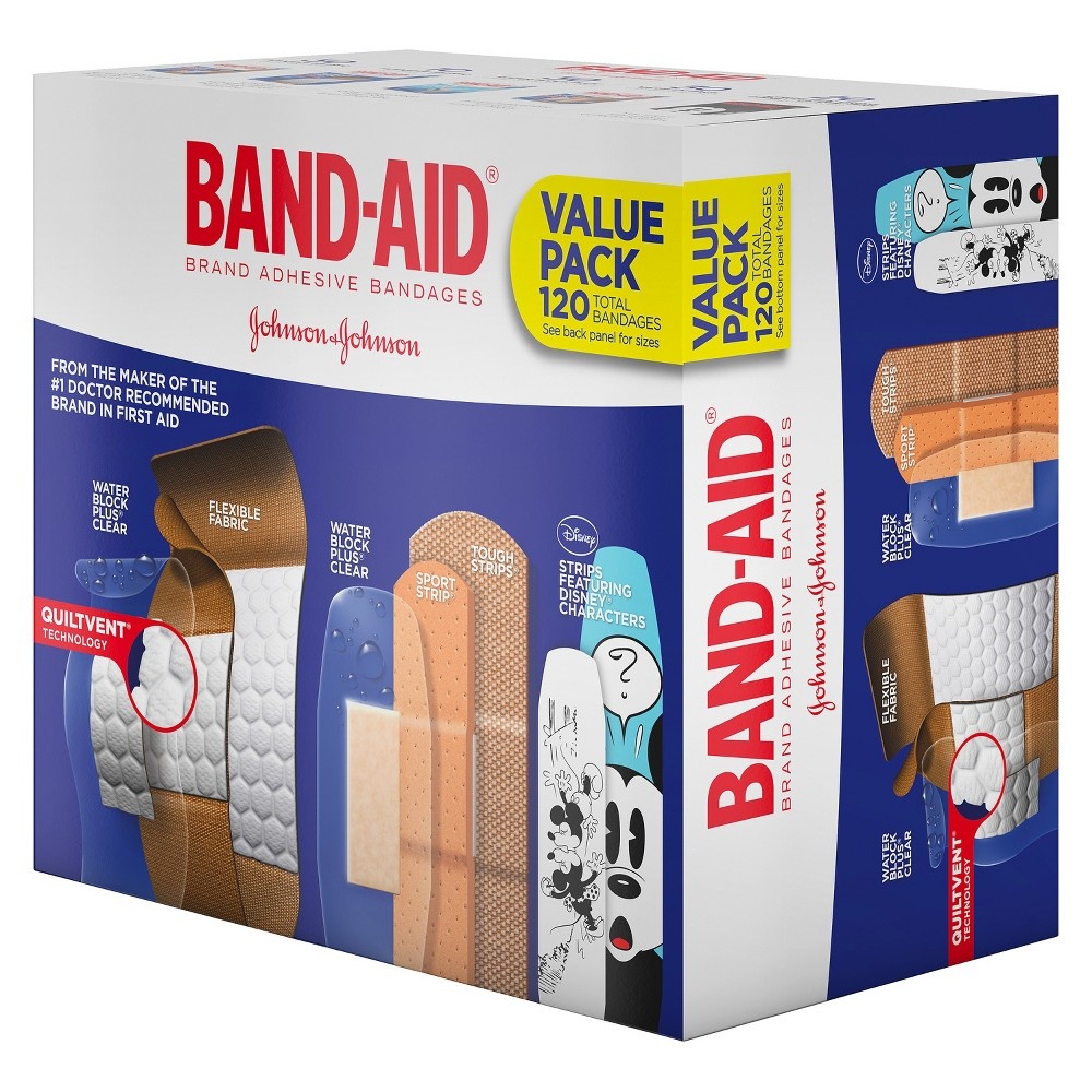 slide 3 of 8, BAND-AID Red Cross Safe Travels First Aid Kit, 120 ct