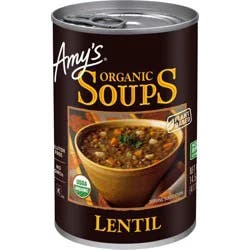Amy's Organic Plant Based Gluten Free Lentil Soup - 14.5oz