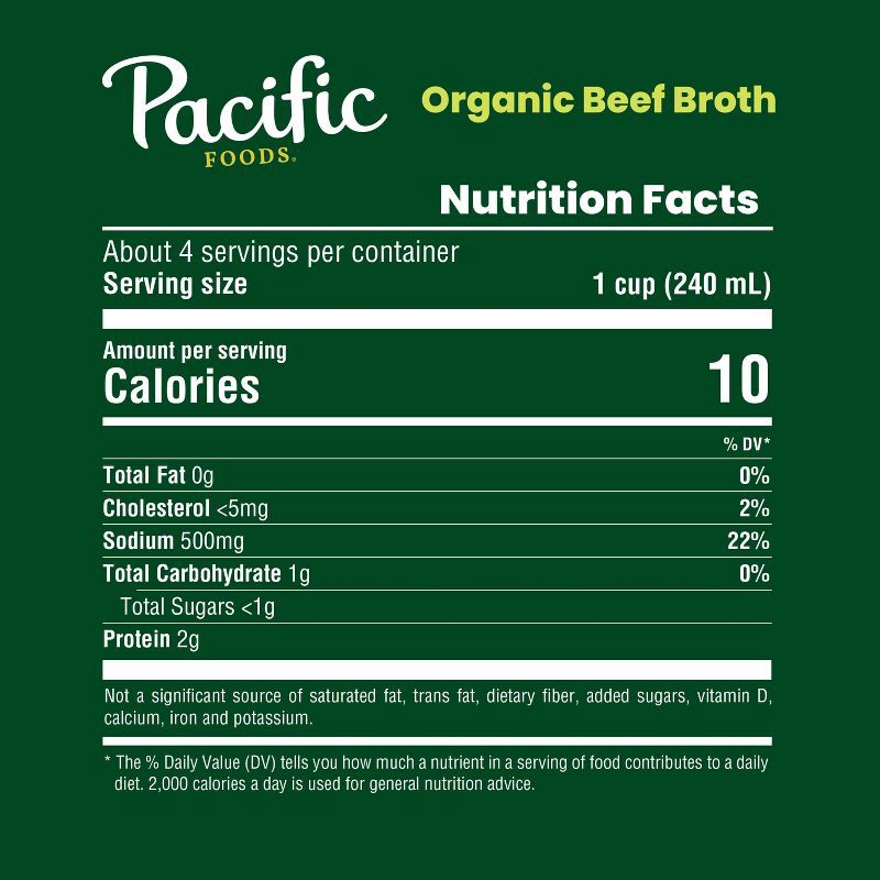 slide 2 of 10, Pacific Foods Gluten Free Organic Beef Broth - 32oz, 32 oz