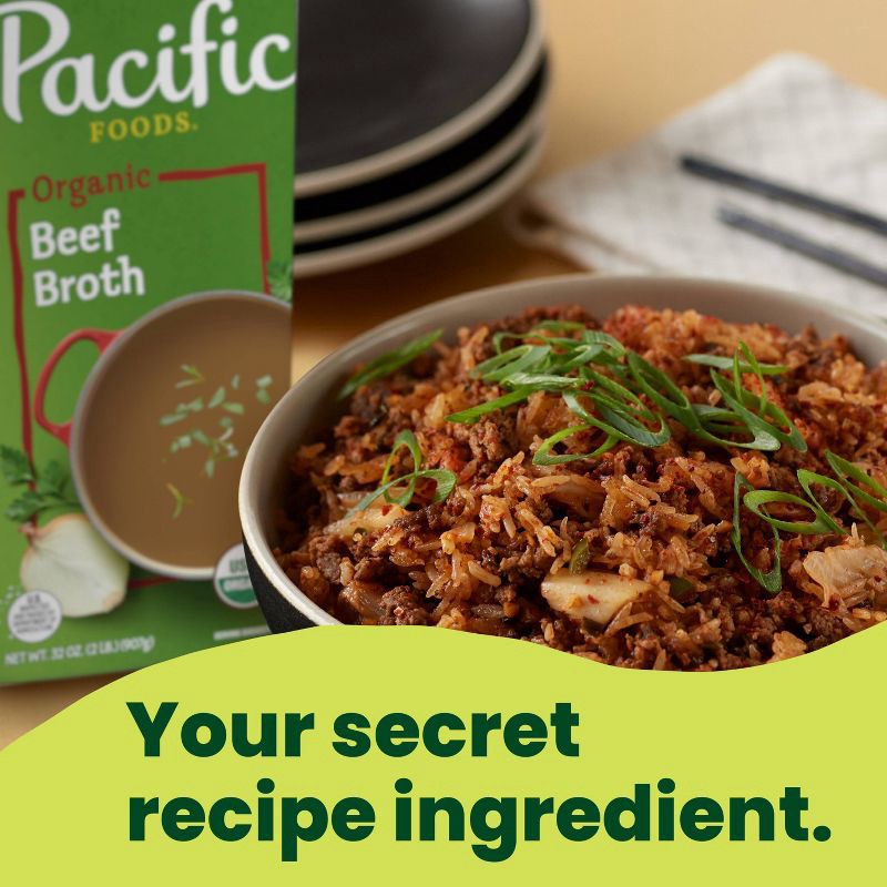slide 3 of 10, Pacific Foods Gluten Free Organic Beef Broth - 32oz, 32 oz