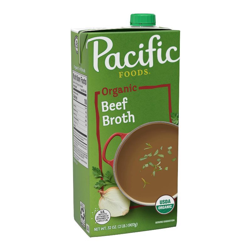 slide 1 of 10, Pacific Foods Gluten Free Organic Beef Broth - 32oz, 32 oz