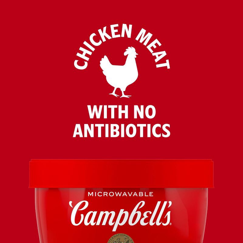 slide 2 of 10, Campbell's Chicken Noodle Soup Microwaveable Cup - 15.4oz, 15.4 oz