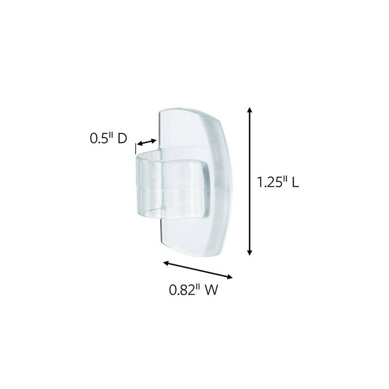 slide 3 of 13, Command 16pk Damage-Free Hanging Outdoor Light Clips with Adhesive Strips for Christmas Lights and Holiday Decoration, 16 ct
