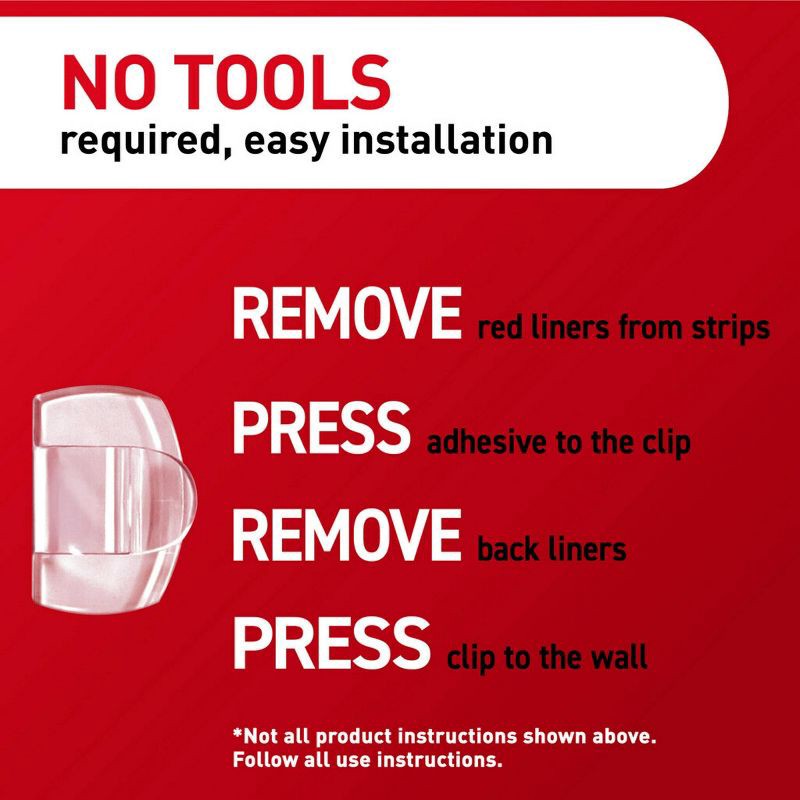 slide 10 of 12, Command Outdoor Light Clips, Clear, Damage Free Hanging of Christmas Decorations, 16 Clips, 1 ct