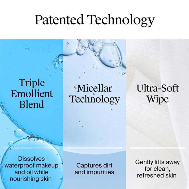 slide 4 of 9, Neutrogena Makeup Remover Wipes - Ultra Soft Micellar Facial Cleansing - Travel Pack - 7ct, 7 ct