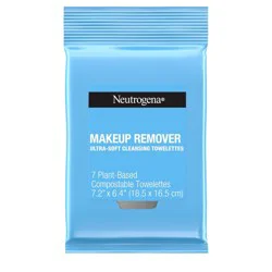 Neutrogena Makeup Remover Wipes - Ultra Soft Micellar Facial Cleansing - Travel Pack - 7ct