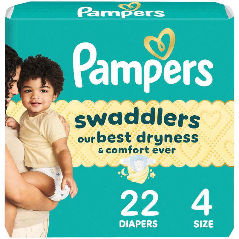 slide 1 of 16, Pampers Swaddlers Sensitive Disposable Diapers - 22ct, 22 ct