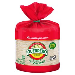 Guerrero White Corn Tortillas - 4.16lb/80ct