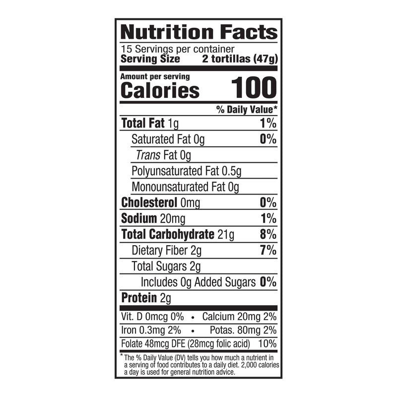 slide 4 of 5, Mission Super Soft White Corn Tortillas - 25oz/30ct, 25 oz, 30 ct