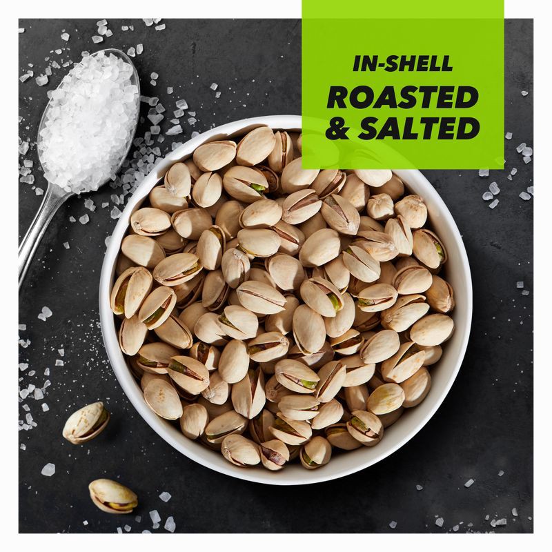 slide 3 of 6, Wonderful Roasted & Salted Pistachios - 8oz, 8 oz