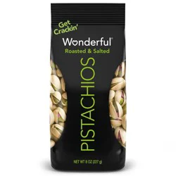 Wonderful Roasted & Salted Pistachios - 8oz