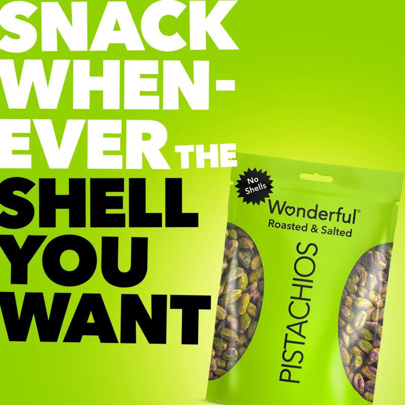 slide 2 of 7, Wonderful Roasted & Salted Shelled Pistachios - 6oz, 6 oz