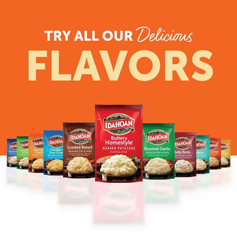 slide 10 of 10, Idahoan Gluten Free Four Cheese Mashed Potatoes - 4oz, 4 oz