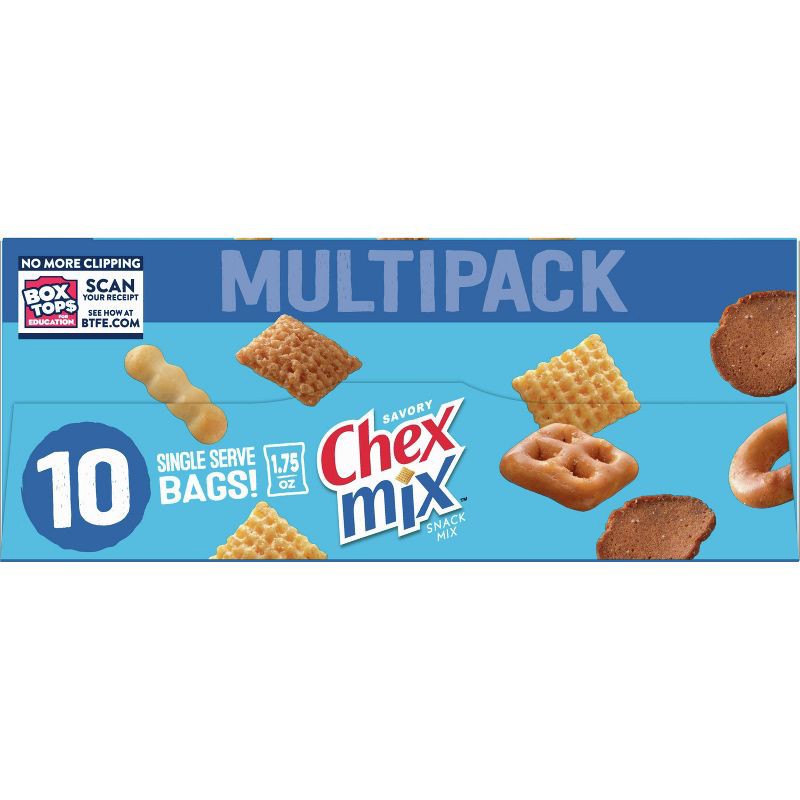 slide 9 of 10, Chex Mix Traditional Snack Mix Bags - 17.5oz/10ct, 10 ct; 17.5 oz