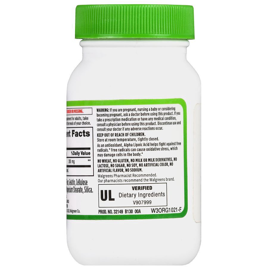 slide 2 of 5, Walgreens Alpha Lipoic Acid 200 mg, 30 ct