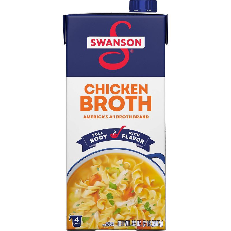 slide 4 of 7, Swanson 100% Natural Gluten Free Chicken Broth - 32oz, 32 oz