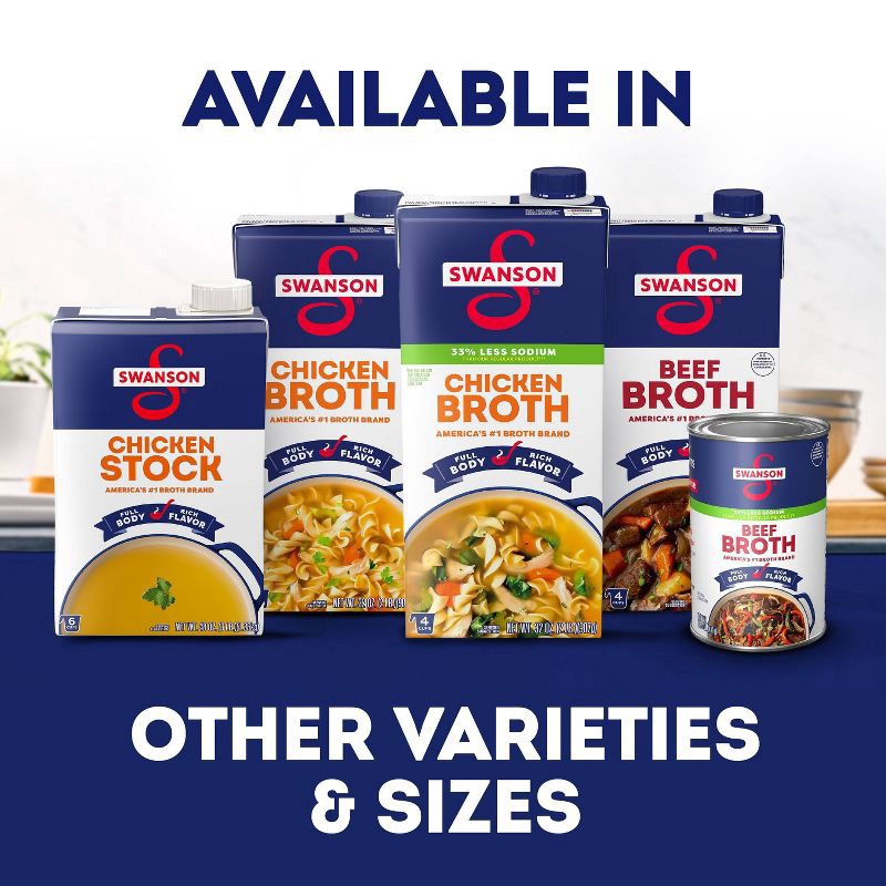 slide 8 of 10, Swanson 100% Natural Gluten Free Chicken Broth - 32oz, 32 oz