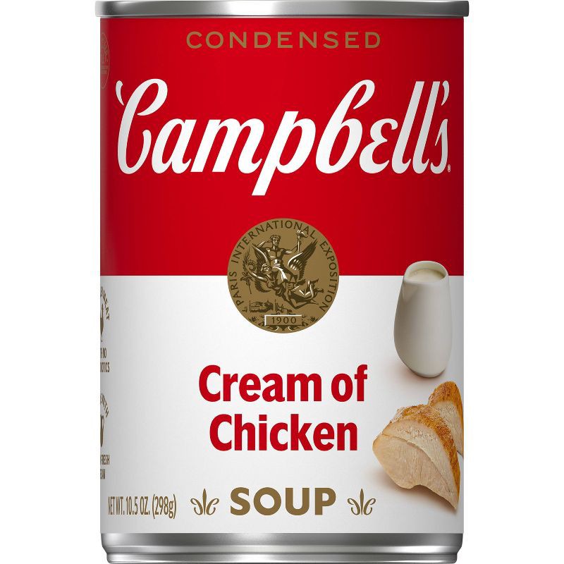 slide 9 of 12, Campbell's Condensed Cream of Chicken Soup - 10.5oz, 10.5 oz