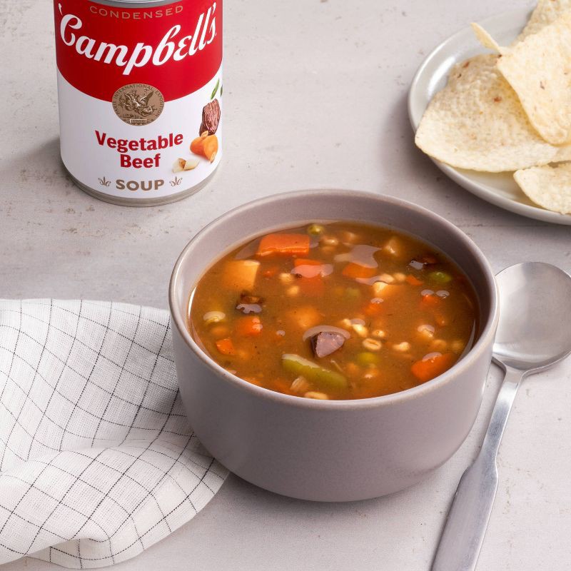 slide 2 of 13, Campbell's Condensed Vegetable Beef Soup - 10.5oz, 10.5 oz