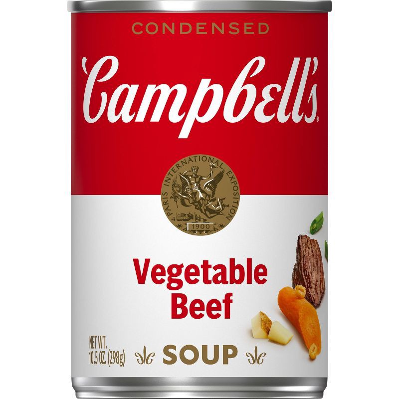 slide 1 of 13, Campbell's Condensed Vegetable Beef Soup - 10.5oz, 10.5 oz