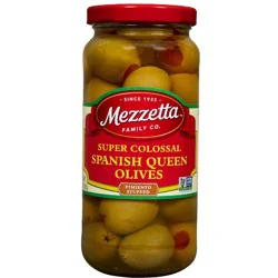 Mezzetta Super Colossal Spanish Queen Pimento Stuffed Olives - 10oz