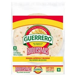 Guerrero Soft Taco Size Riquísimas Flour Tortillas - 14.5oz/10ct