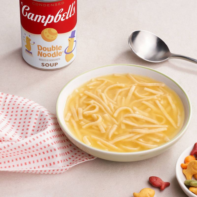 slide 2 of 13, Campbell's Condensed Double Noodle Soup - 10.5oz, 10.5 oz