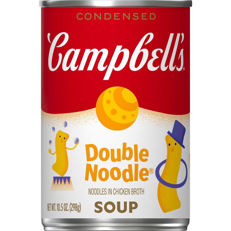 slide 1 of 13, Campbell's Condensed Double Noodle Soup - 10.5oz, 10.5 oz