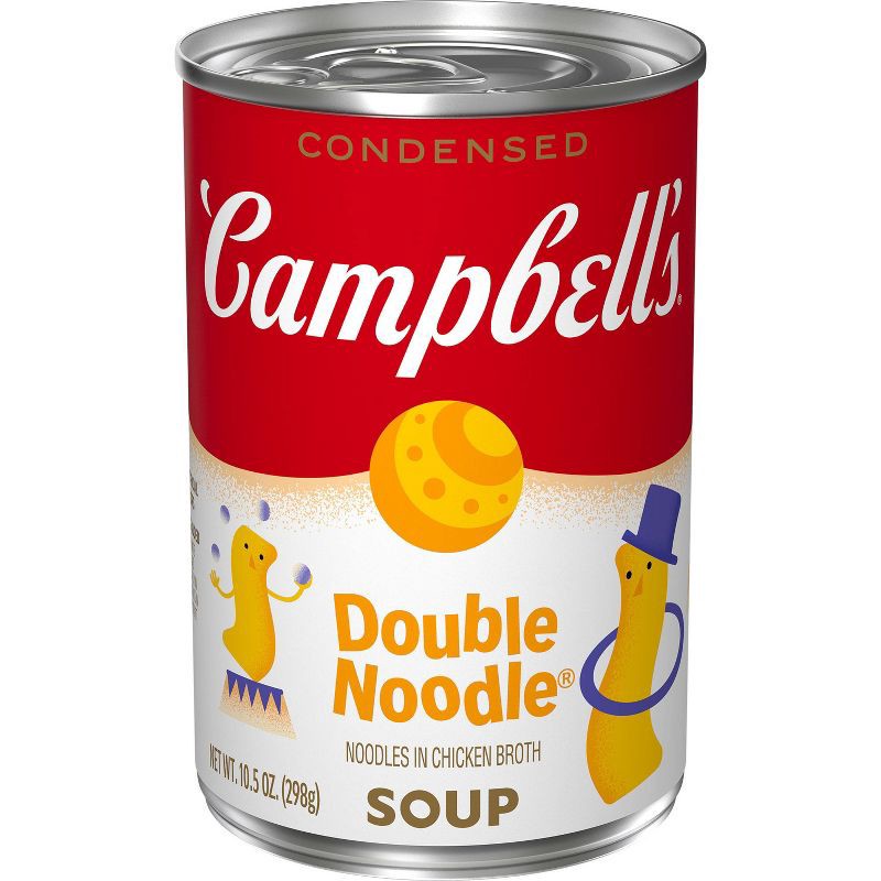 slide 1 of 12, Campbell's Condensed Double Noodle Soup - 10.5oz, 10.5 oz