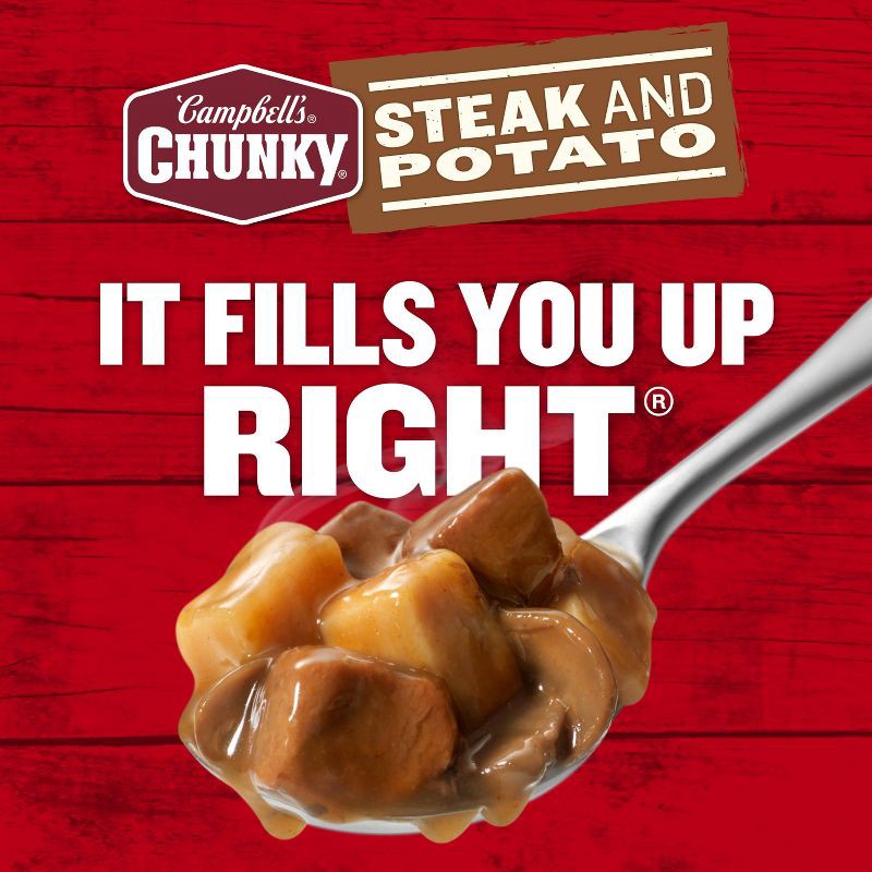 slide 6 of 14, Campbell's Chunky Steak and Potato Soup - 18.8oz, 18.8 oz