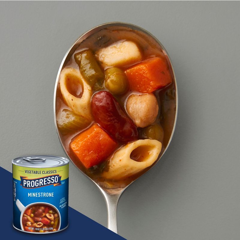 slide 3 of 8, Progresso Vegetable Classics Minestrone Soup - 19oz, 19 oz