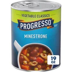 Progresso Vegetable Classics Minestrone Soup - 19oz: Low Fat, Cholesterol Free