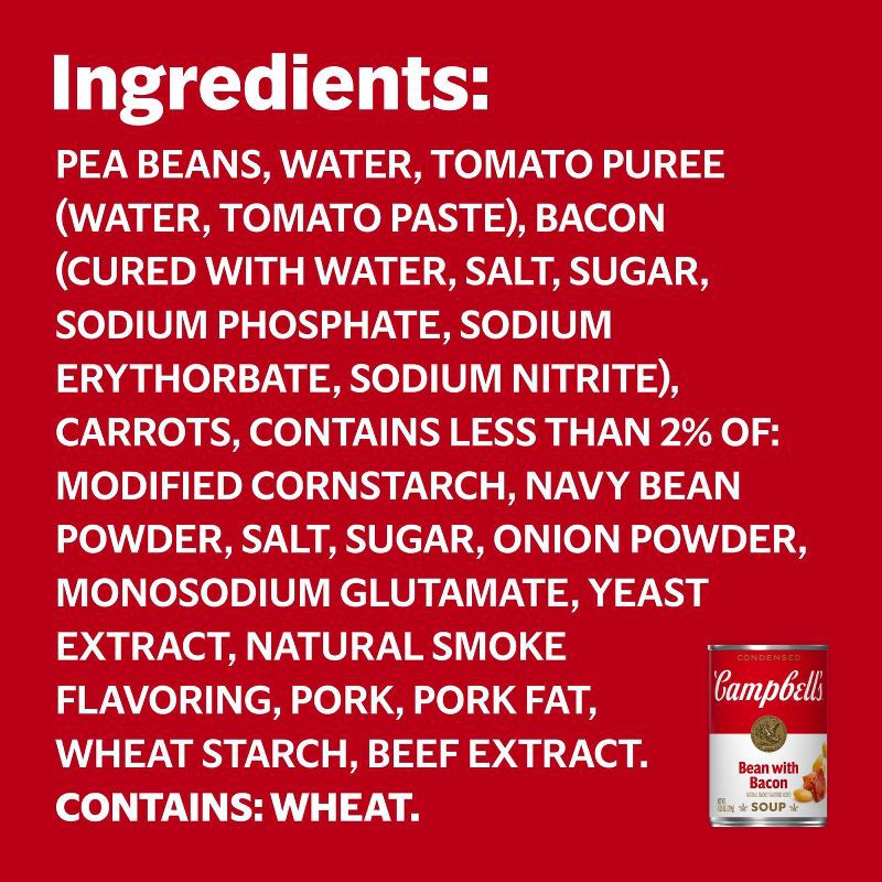 slide 8 of 13, Campbell's Condensed Bean with Bacon Soup - 11.5oz, 11.5 oz