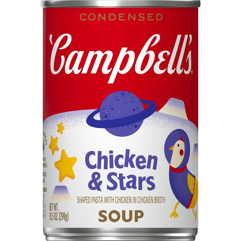 slide 10 of 12, Campbell's Condensed Chicken & Stars Soup - 10.5oz, 10.5 oz