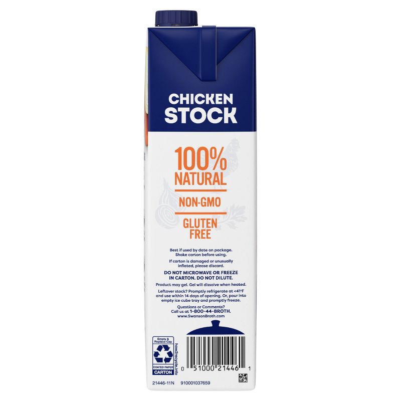 slide 13 of 13, Swanson 100% Natural Gluten Free Chicken Cooking Stock - 32oz, 32 oz