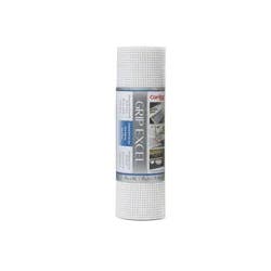 Con-Tact Brand Grip Excel Grip Non-Adhesive Shelf Liner- White (12''x 10'): Drawer & Cabinet Liners, Solid Pattern