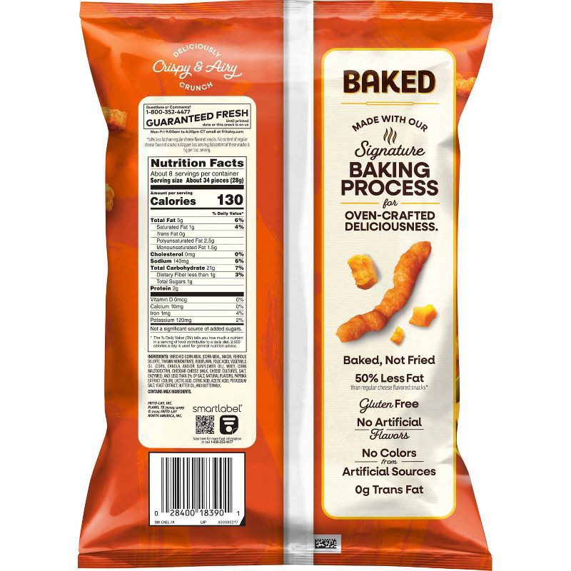 slide 2 of 6, Cheetos Baked Crunchy Cheese Flavored Snack - 7.625oz, 7.625 oz