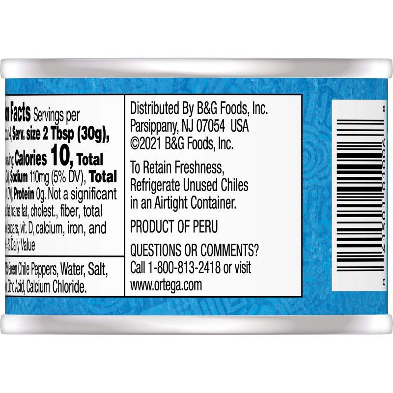 slide 2 of 6, Ortega Hot Diced Green Fire Roasted Chiles 4oz, 4 oz