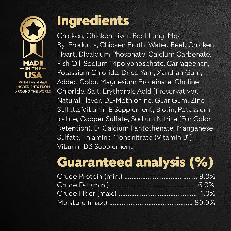 slide 12 of 14, Cesar Classic Loaf in Sauce Chicken, Gravy and Beef Flavor Small Breed Puppy Wet Dog Food - 3.5oz, 3.5 oz