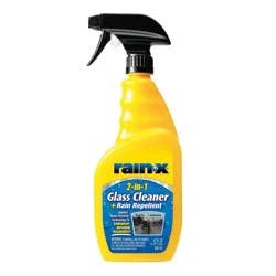 Rain-X 23oz 2 in 1 Glass Cleaner and Rain Repellent: Streak-Free Car Window Cleaner, Unscented, Removes Dirt & Prints