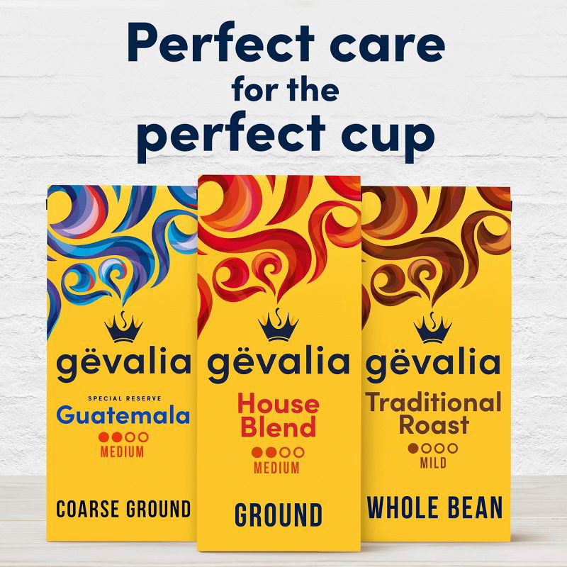 slide 8 of 10, Gevalia House Blend Medium Roast Ground Coffee - 12oz, 12 oz