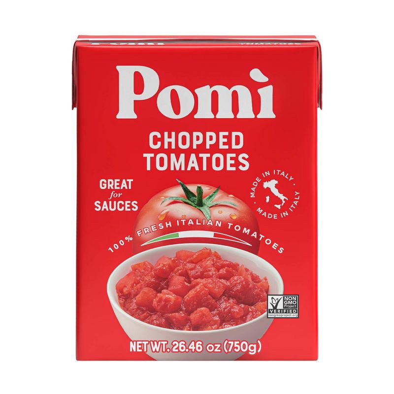 slide 1 of 4, Pomi Chopped Tomatoes 26.46oz, 26.46 oz