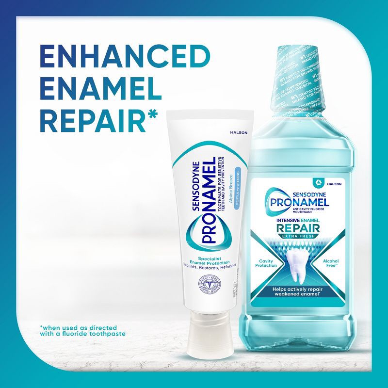 slide 9 of 14, Sensodyne ProNamel Gentle Whitening Toothpaste for Sensitive Teeth - 4oz/2pk, 2 ct; 4 oz