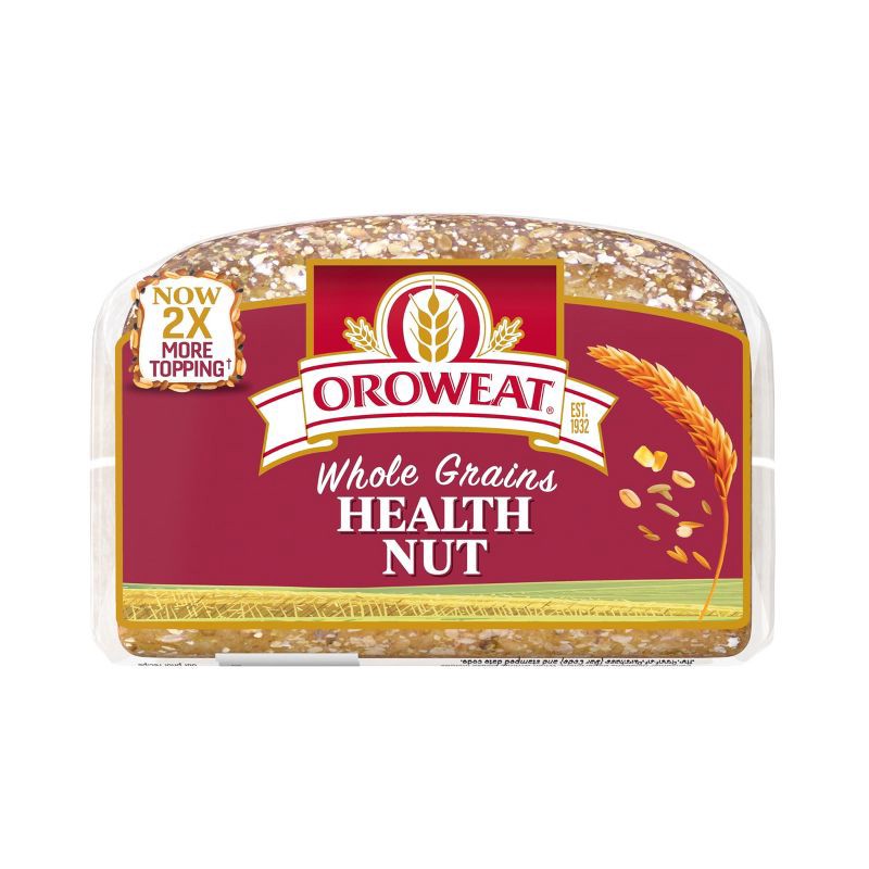 slide 5 of 8, Oroweat Health Nut Bread - 24oz, 24 oz