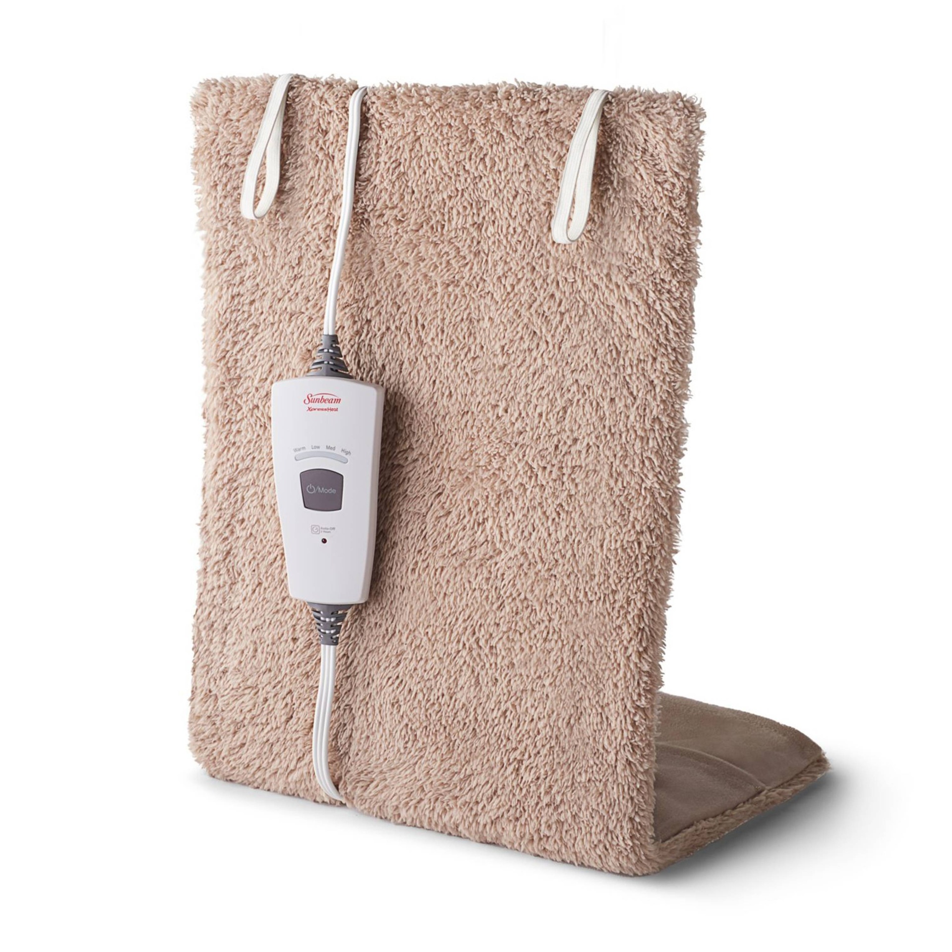 slide 1 of 2, Sunbeam Xpress Heat Heating Pad - Tan, 1 ct