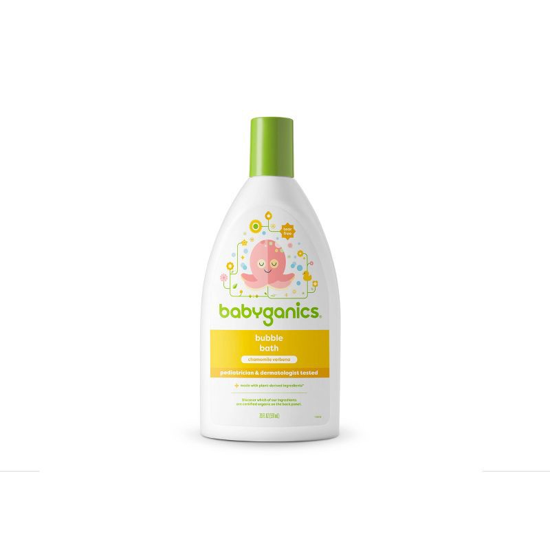 slide 1 of 4, Babyganics Bubble Bath Chamomile Verbena - 20 fl oz Packaging May Vary, 20 fl oz