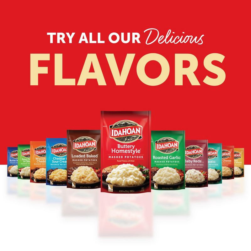 slide 10 of 10, Idahoan Gluten Free Buttery Homestyle Mashed Potatoes - 4oz, 4 oz