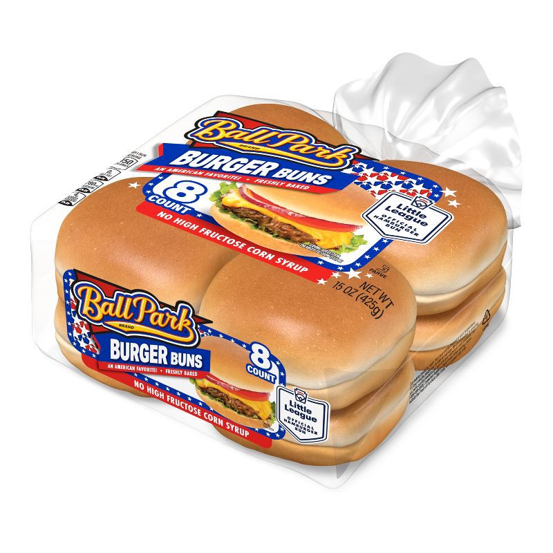 slide 11 of 13, Ball Park Hamburger Buns - 15oz/8ct, 8 ct; 15 oz